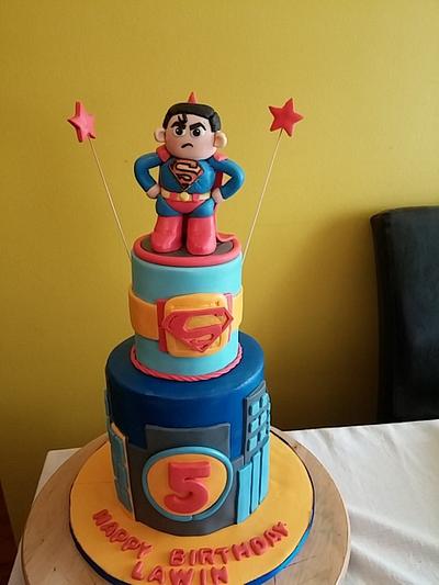 Superboy Cake - Cake by Bespoke Cakes