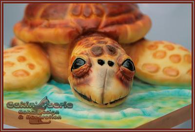 Mocha the Loggerhead Turtle - Cake by Suzanne Readman - Cakin' Faerie