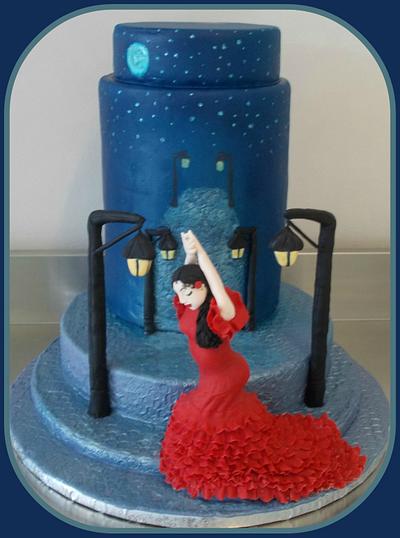 Flamenco dancer - Cake by Irina-Adriana
