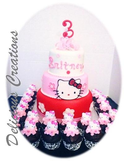 Hello Kitty Birthday Cake - Cake by DeliciousCreations