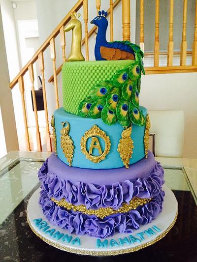 Peacock cake - Cake by Cakes Paradise