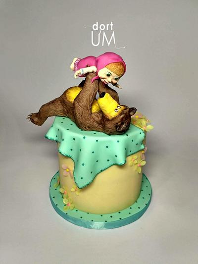 Masha and the bear cake - Cake by dortUM