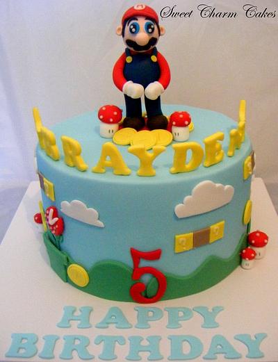 Mario cake  - Cake by Sweet Charm Cakes 