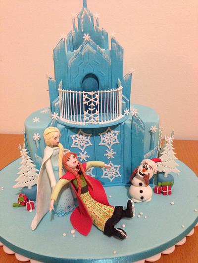 A Frozen Christmas - Cake by Hong Guan