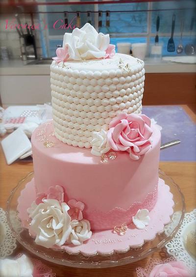 Mini wedding cake - Cake by Veronica22