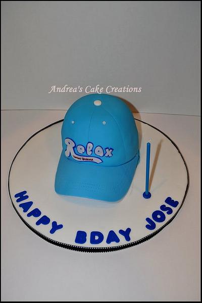 tommy bahama cap cake - Cake by Andrea'sCakeCreations