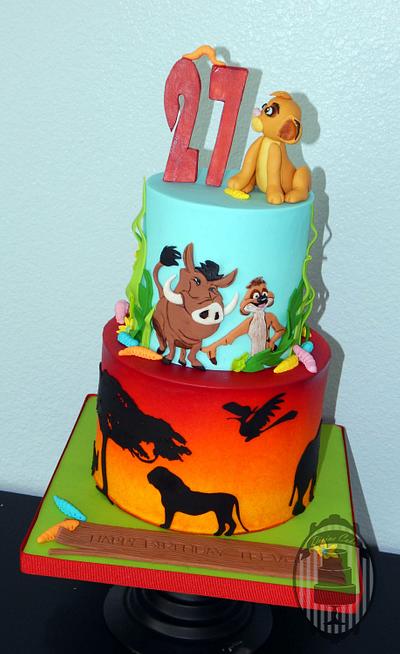 Simba turns 27 - Cake by Olga