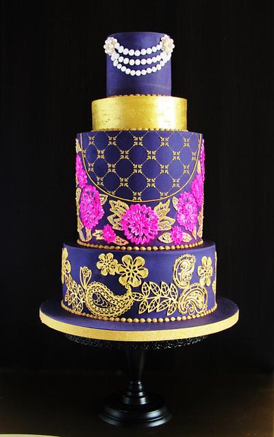 Indian Wedding Cake - Incredible India - An International Cake Collaboration - Cake by Sylwia Jozwiak