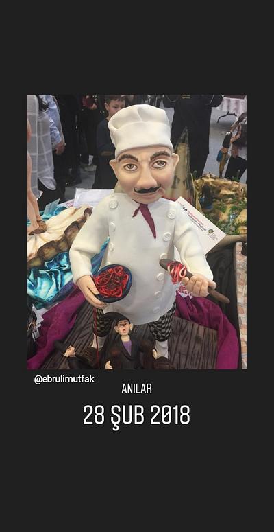 Sugar Chef and dwarfs - Cake by Ebru eskalan 
