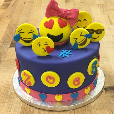 Emoji Birthday cake  - Cake by Cakesburgh (Brandi Hugar)