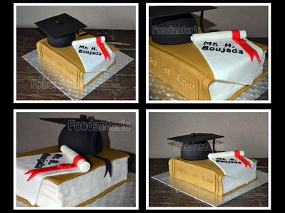 Graduation cake - Cake by Fondanterie