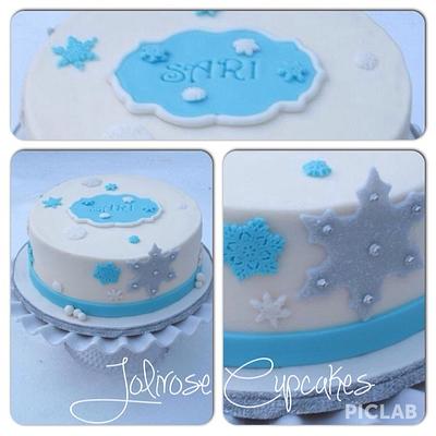 Winter Birthday Cake - Cake by Jolirose Cake Shop