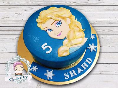  Elsa cake - Cake by Cakety 