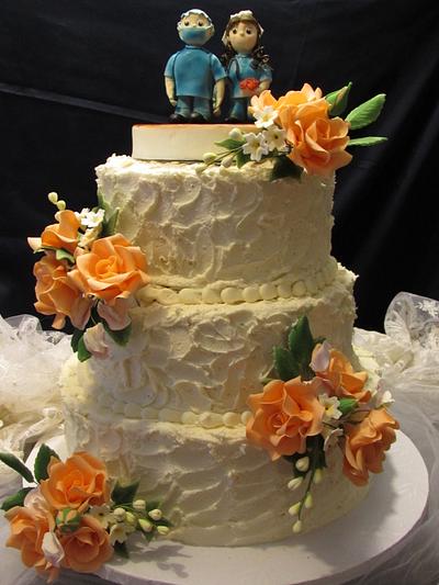 Rustic wedding cake - Cake by Shanika