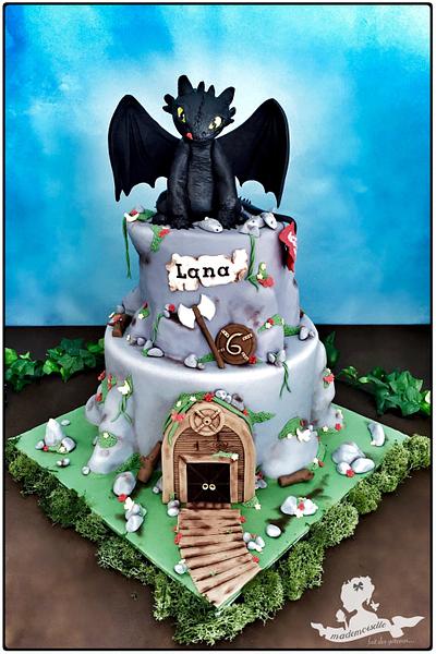 Toothless - Dragon - Cake by Mademoiselle fait des gâteaux