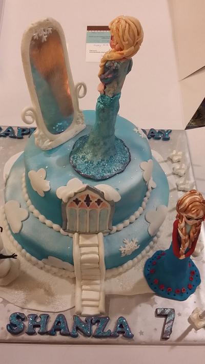 frozen themed 1 - Cake by CAKE RAGA