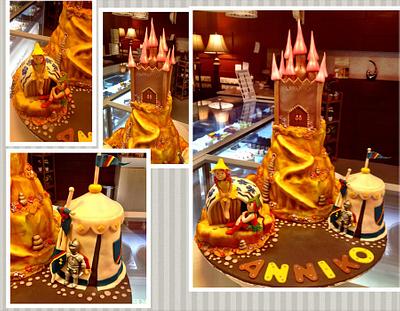 Cute Castle  - Cake by three lights cakes