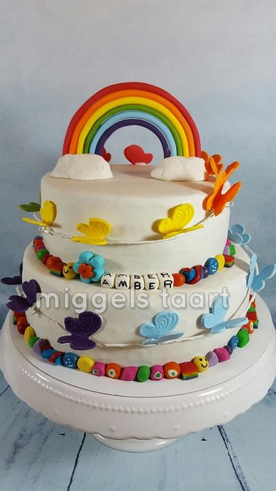 rainbow cake - Cake by henriet miggelenbrink
