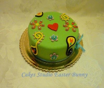 Simple Birthday cake. - Cake by Irina Vakhromkina