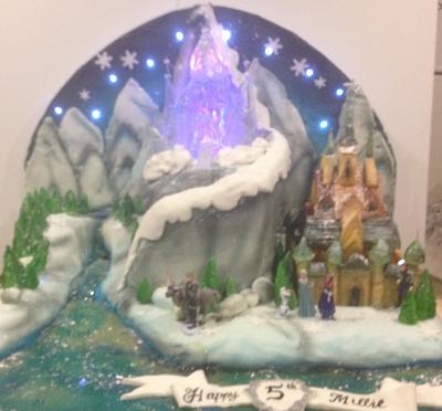 Frozen theme cake - Cake by Steph