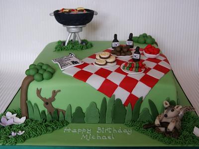BBQ Birthday Cake - Cake by Emma