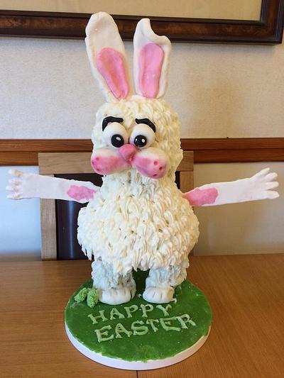 Easter Bunny Cake! - Cake by Woody's Bakes