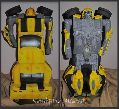 Bumblebee Transformers Cake - Cake by Monika Zaplana