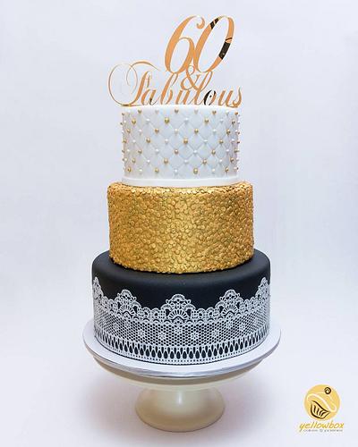 Fabulous @ 60 Cake - Cake by Yellow Box - Cakes & Pastries