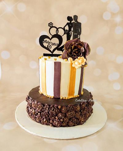 Bas-Relief Wedding cake - Cake by cakedivapreethi