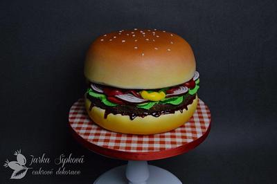 Burger Cake - Cake by JarkaSipkova
