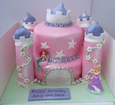 princess castle cake - Cake by sarah