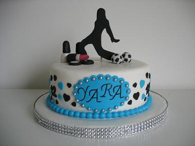 Cool girls B-day cake - Cake by Miky1983