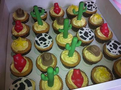 Cowboy Cupcakes - Cake by Donna