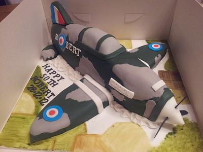 Spitfire cake - Cake by carla15