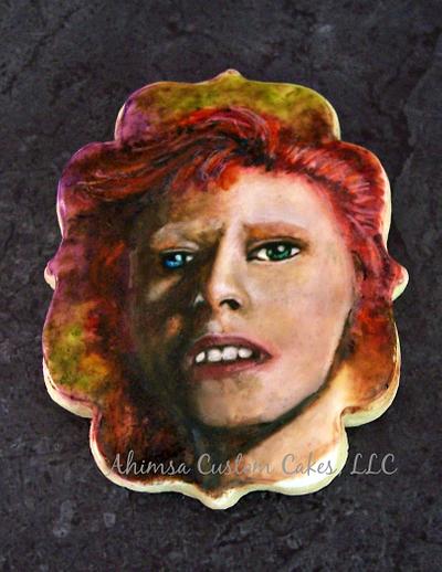 David Bowie inspired cookie - Cake by Ahimsa