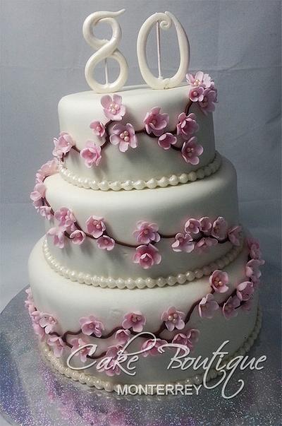 Cherry Blossoms Cake - Cake by Cake Boutique Monterrey