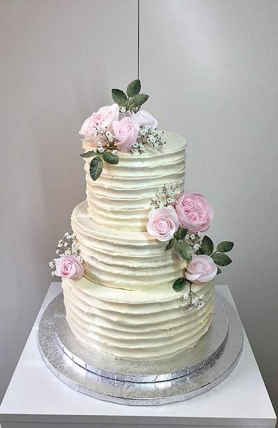 Meringue cream wedding - Cake by Frufi