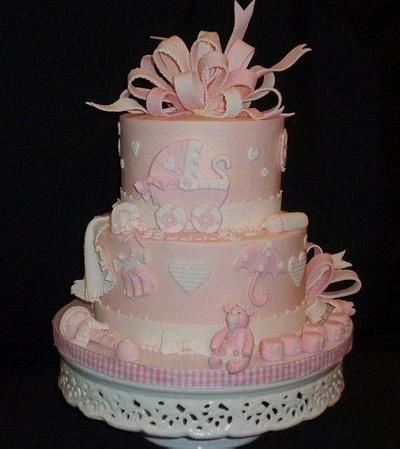 Pink, Pink Baby Shower - Cake by jan14grands