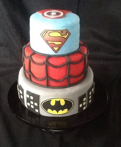 Superhero's - Cake by John Flannery