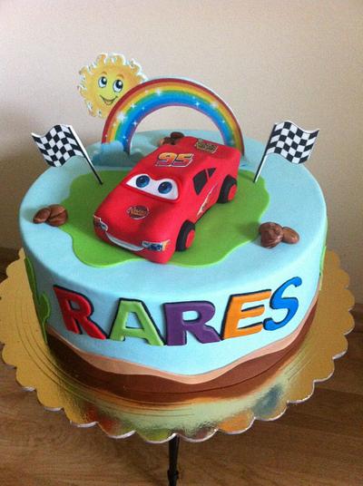 Cars cake - Cake by Gabriela Doroghy