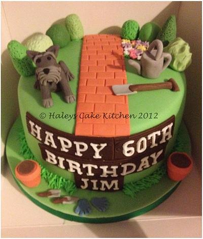 Gardening theme cake - Cake by haley