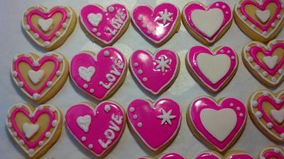 Valentine Cookies - Cake by Sherry's Sweet Shop