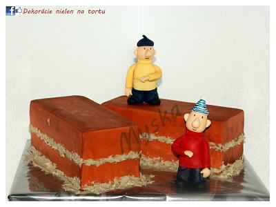 bricks and Pat&Mat - Cake by Myska