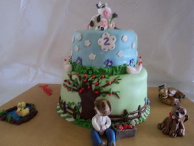Kristina's Animal Birthday Cake - Cake by Goreti
