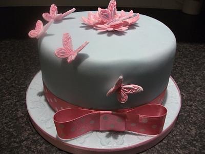 Butterfly Cake - Cake by jackie1256