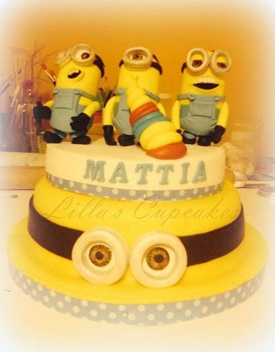 Despicable me - Cake by Lilla's Cupcakes