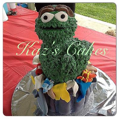 Oscar The Grouch Cake - Cake by Karen
