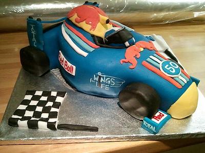 Red Bull Racing Car - Cake by ldarby