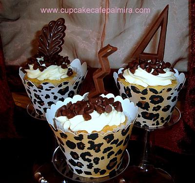 Leopard cupcakes - Cake by Cupcake Cafe Palmira