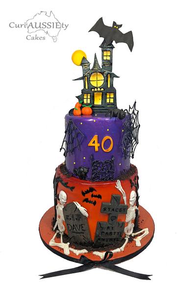 Halloween 40th Birthday cake - Cake by CuriAUSSIEty  Cakes